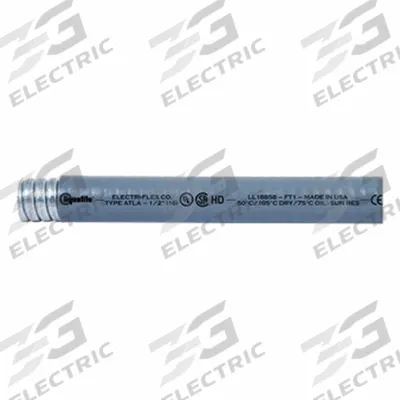 LIQUATITE Conduit: 1 1/4 in Trade Size, Gray, 25 ft Nominal Lg - Extreme Temperature Liquid-Tight Flexible Metal Conduit