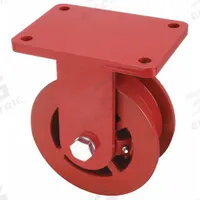 HAMILTON Plate Caster: Rigid, Iron, 6 in Wheel Dia, 3 in Wheel Wd, 8 in Mounting Ht, Roller (MPN R-EHD-FT62H). Key specifications — attr1100373: HAMILTON.