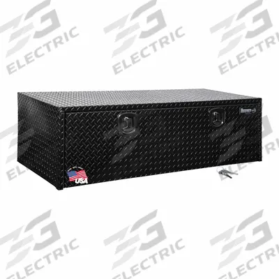 BUYERS PRODUCTS Underbody Truck Box: Underbody Truck Box, Single Drop-Down Door Door, Black - Single Drop-Down Door Boxes