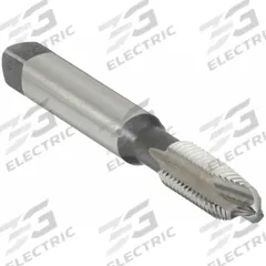 CHICAGO-LATROBE Spiral Point Tap: 1/4"-20 UNC, H3 / 2B, 3 Flute, Plug Chamfer, High Speed Steel (MPN 282306)