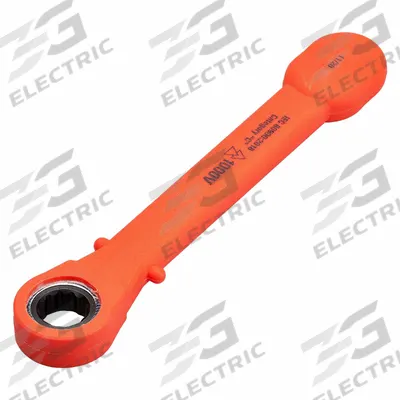 ITL Box End Wrench: Matte, 3/8 in Head Size, 7 in Overall Lg, Std, 0° Head Offset Angle - SAE, Single End, 12-Point, Ratcheting Box End Wrenches