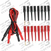 FLUKE Test Lead Kit: CAT II 300V, Std Probe, 300 V Max Volt, 10 A Max Current, 4 ft Lg (MPN TL82). Key specifications — Brand: FLUKE.