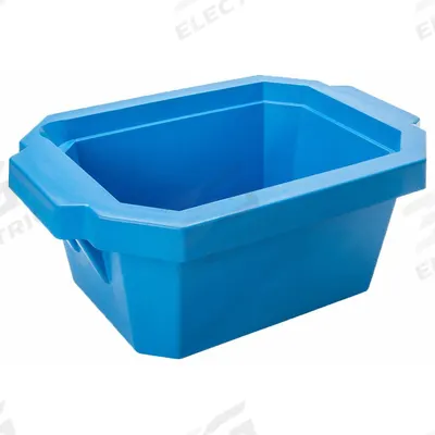 GLOBE SCIENTIFIC Ice Bucket with Lid: 4 L Capacity, Rectangular, Polyurethane Foam, Blue - Ice Buckets & Pans