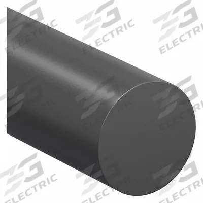 PAI Rod: 1/2 in Dia, 12 in Lg, Opaque, Black, 15,000 psi Tensile Strength - PAI Rods & Discs