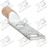 Compression Lug: For 3/0 AWG, Stranded Wire, 1/4 in Stud Size, Long, Copper Barrel (MPN 24C383). Key specifications — Inspection Hole: No; For Wire Type: Stranded; For Wire Sizes: 3/0 AWG; Brand: APPROVED VENDOR; Manufacturer Part Number: 24C383.