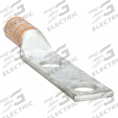 Compression Lug: For 3/0 AWG, Stranded Wire, 1/4 in Stud Size, Long, Copper Barrel (MPN 24C383). Key specifications — Inspection Hole: No; For Wire Type: Stranded; For Wire Sizes: 3/0 AWG; Brand: APPROVED VENDOR; Manufacturer Part Number: 24C383.