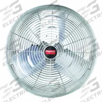 DAYTON Mounted Fan: 20 in Blade Dia, 115V AC, 1/4 hp Motor HP, Ceiling/Post/Wall Mount (MPN 216NT7). Key specifications — Brand: DAYTON; Voltage: 115V AC; Number of Speeds: 2; Fan Mounting Location: Ceiling; Oscillation: Non-Oscillating.