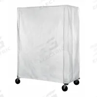 EAGLE GROUP Utility Cart Cover: White, Nylon, Hook-and-Loop, 60 in Wd, 63 in Ht, 24 in Dp (MPN CVC-63-2460-S). Key specifications — For Use With: SC2436S; Brand: EAGLE GROUP.