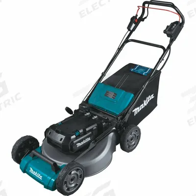 MAKITA Battery-Powered Lawn Mower: Self-Propelled, 21 in Cutting Wd, Variable Speed Settings - Battery-Powered Lawn Mowers