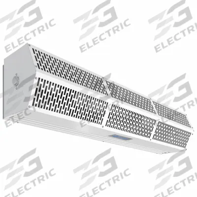 BERNER Unhtd 8.5"H 42"W 8.5"D Alum Air Curtain: Ambient Air, Low Profile, For 3 1/2 ft Opening Wd - Ambient Sanitation-Certified Air Curtains