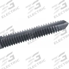 CLEVELAND Straight Flute Hand Tap: 1/4"-20 UNC, H3 / 2B, 2 Flute, Plug Chamfer (MPN C83892)