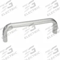 JW WINCO Pull Handle: Unthreaded Holes, Stainless Steel, Silver, 0.51 in, 4.53 in Grip Lg (MPN 565.5-20-5.4-128-B-GS). Key specifications — Screw Size: M5; Brand: JW WINCO; Color: Silver.
