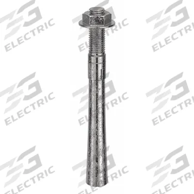 MKT FASTENING Wedge Anchor: 8 1/2 in Overall Lg, 3/4 in Dia, 3/4"-10 Thread Size, Plain - 18-8 Stainless Steel Wedge Anchors