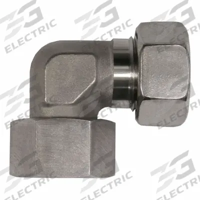 BRENNAN INDUSTRIES Compression Elbow: 25 mm OD x 25 mm OD Size, M36X2.0 x M36X2.0 Thread Size - Flareless Bite-Type Steel Compression Fittings