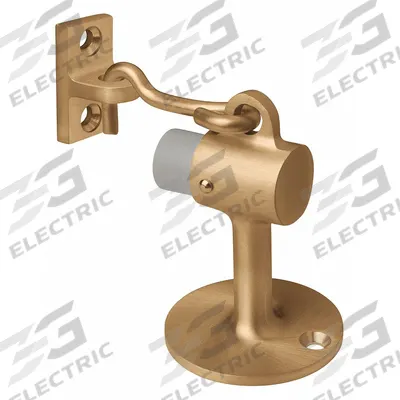 ROCKWOOD Hook-Style Door Holder: Door - Mounted, 1 in Wd, 3 3/4 in Overall Ht - Hook-Style Door Holders