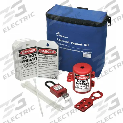 ABILITY ONE Lockout/Tagout Kit: Electrical, Keyed Different Padlocks - Portable Electrical Lockout Kits