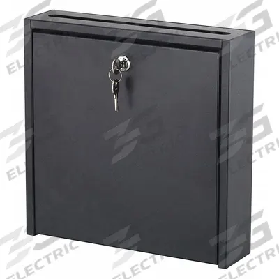 SAFCO Literature and Mail Organizer: Black, 1 Compartments, 3 in Overall Dp, 12 in Overall Wd - Interoffice Mailboxes