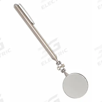WESTWARD Inspection Mirror: 1 1/2 in Dia Mirror Size, Mirr. Mat. Glass - Standard Inspection Mirrors