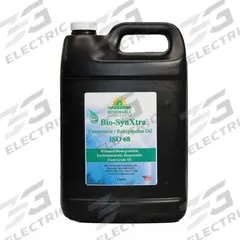 RENEWABLE LUBRICANTS Compressor Oil: 1 gal, Bottle, 68 ISO Viscosity Grade, 156 Viscosity Index (MPN 87853). Key specifications — attr59744: 156; attr59746: 68; attr59736: Yes; attr59735: Bottle; attr59738: Bio-SynXtra FG.