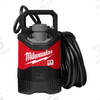 MILWAUKEE MX FUEL 2" Submersible Pump: 82 gpm Max. Flow Rate, 2 in Male NPT - Submersible Cordless Dewatering Pumps
