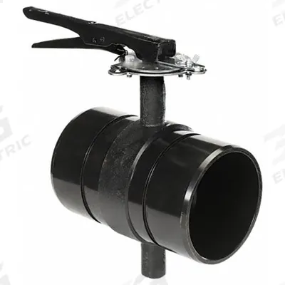 GRUVLOK Butterfly Valve: 4 in Pipe Size, 320 psi Max. Pressure (CWP), Clamp, For Chemicals Media - Ductile Iron General-Service Butterfly Valves