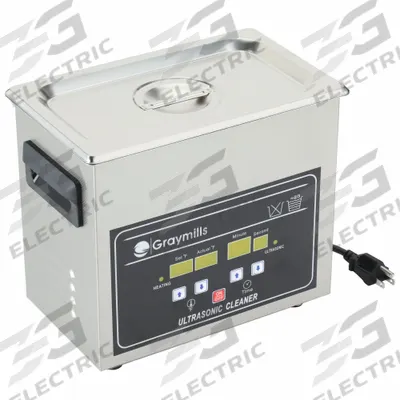 GRAYMILLS Digital Parts Washer: Ultrasonic, 304 Stainless steel - Ultrasonic Parts Washers
