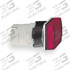 SCHNEIDER ELECTRIC Pilot Light Head: 16 mm Panel Mounting Hole Dia, Red, Smooth, LED, XB5 Series (MPN ZB6CV4). Key specifications — Brand: SCHNEIDER; Compatible Lamp Module Type: Integral LED Module; Compatible with Series: XB5.
