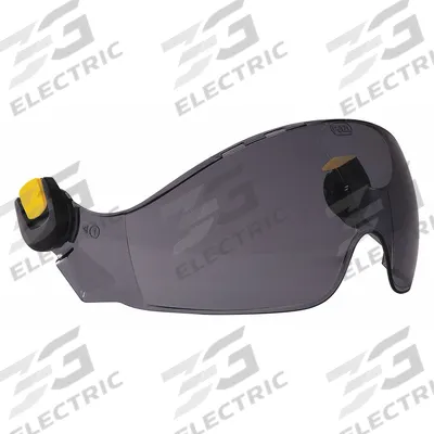PETZL Eye Shield: Black Lens Color, Anti-Fog/Scratch-Resistant - Petzl Eye Shield Assemblies for Hard Hats & Helmets