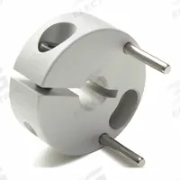 RULAND MANUFACTURING Controlflex Coupling Hub: 1° Angular Misalignment, 0.5 mm Axial Motion, Metric (MPN MCPRD25-6-A). Key specifications — attr921485: Aluminum; attr921476: MCPRD25; attr921469: RULAND MANUFACTURING.
