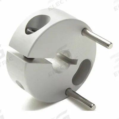 RULAND MANUFACTURING Controlflex Coupling Hub: 1° Angular Misalignment, 0.5 mm Axial Motion - Double Insert Hubs for Round Shafts