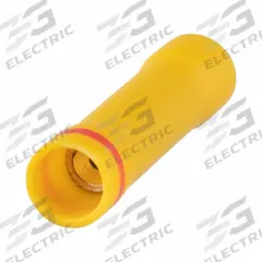 PANDUIT Butt Splice Connector: Yellow, Vinyl, For Wire Size 18 AWG – 10 AWG, 600 V, Pack Qty 25 (MPN ESV10-ESV18-Q). Key specifications — Brand: PANDUIT.