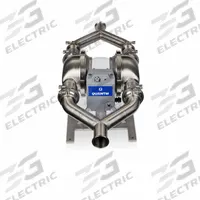 GRACO Electric Diaphragm Pump: Stainless Steel Body, Three Phase, 380-480V AC, 3 in, 18 ft Max. Head (MPN HE120-1526). Key specifications — Nameplate Voltage: 380-480V AC; Brand: GRACO; Surface Roughness: 32 Ra; Check Valve Material: SS; Seat Material: 316 SS.