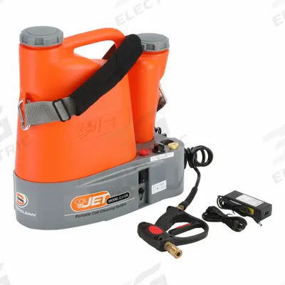SPEEDCLEAN Coil Cleaning System: Battery, 0.6 gpm Flow, 125 psi - Battery-Powered Coil Cleaners