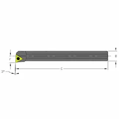 ULTRA-DEX USA Indexable Boring Bar: S04G STUCR1.2-172 (MPN 957-000-224). Key specifications — attr257292: S04G STUCR1.2-172.