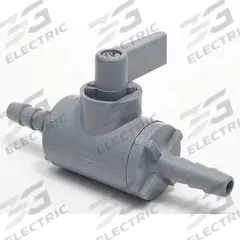 APPROVED VENDOR Manual Two-Way Ball Valve: 1/2 in, PVC, Straight, Barb x Barb, Full Port Ball Port (MPN 5743690). Key specifications — Brand: APPROVED VENDOR; Handle: Wedge.