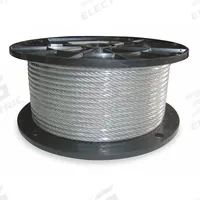 APPROVED VENDOR Wire Rope: Galvanized Steel, 7 x 19, 560 lb Working Load Limit, 250 ft Overall Lg (MPN 2TAE6). Key specifications — End Type: Plain; Brand: APPROVED VENDOR.