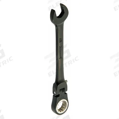 PROTO Combination Wrench: Alloy Steel, Black Chrome, 3/8 in Head Size, 5 1/2 in Overall Lg - SAE Spline Ratcheting Combination Wrenches