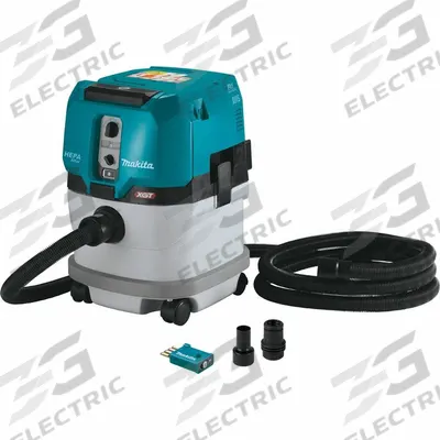 MAKITA Portable Cordless Shop Vacuum: Cordless, HEPA, Dry, 4 gal Tank, Bare Tool - Makita Cordless Dust Extractors
