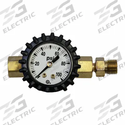UNIWELD Oxygen Pressure Flow Indicator: 9/16"-18 M RH Inlet - Flowmeter Regulators