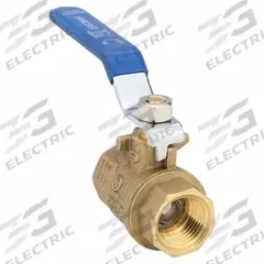 APPROVED VENDOR Manual Two-Way Ball Valve: 1/2 in, Brass, Straight, FIP x FIP, Full Port Ball Port (MPN 20045LF). Key specifications — Brand: APPROVED VENDOR; Handle: Lever.
