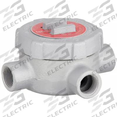 APPLETON ELECTRIC Conduit Outlet Body: Iron, GU, 3/4 in Trade Size, X Body - X, XAT and XTF Round Body - Cross Type