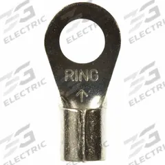 3M Ring Terminal: Bare, 1/4 in Stud Size, 8 AWG to 8 AWG Wire Sizes, 1,000 V, Brazed Barrel & Seam (MPN M8-14R/SX). Key specifications — Brand: 3M.