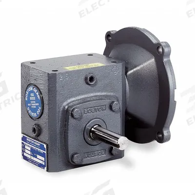 BOSTON GEAR Speed Reducer: 30:1, 58 RPM, 9.8 hp Input Max, 9603 in-lb Output Max, Round - Direct-Drive Right-Angle Speed Reducers