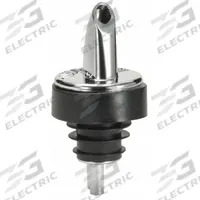 TABLECRAFT PRODUCTS COMPANY Liquor Pourer: Silver, Plastic, 2 5/8 in Overall Ht, Collar (MPN 671). Key specifications — Material: Plastic; Color: Silver; Brand: TABLECRAFT PRODUCTS COMPANY; Includes: Collar.
