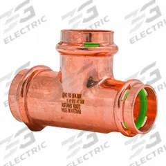 QUICKFITTING SUREPRESS Crimp Tee Fitting: 1 in CTS x 1/2 in CTS x 3/4 in CTS size, Copper (MPN SPWT312R). Key specifications — Brand: QUICKFITTING SUREPRESS; Broad - Material for Bullet: Copper Or Bronze; Brand - Broad: QUICKFITTING SUREPRESS.