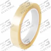 3M Conductive Electrical Tape: 1 in Wd, 72 yd Lg, 2.2 mil Thick, 20 V Volt Rating, Transparent (MPN 40-1"X72YD)