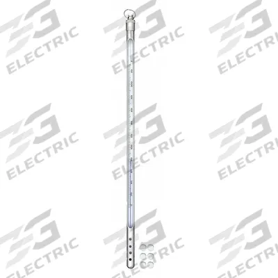 VEE GEE Armored Liquid In Glass Thermometer: -4°F to 230°F, Full Immersion - Full-Immersion Armored Liquid-in-Glass Lab Thermometers