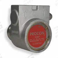 PROCON Rotary Vane Pump: Direct Drive, Stainless Steel Body, 1/2" NPT, 265 gph Max. Flow, 1/2 in SS (MPN 115B265F31BA 250). Key specifications — Vane Material: Carbon; NSF 169 Listed: Yes; Relief Valve Type Included: Standard; Brand: PROCON; Strainer: Not Included; Ports: 1/2" NPT; Relief Valve Type: Standard.