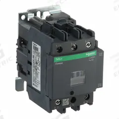 SCHNEIDER IEC Magnetic Contactor: Non-Reversing, 3 Poles, 3NO Contacts, 80 A, 240V AC Coil (MPN LC1D80U7). Key specifications — Brand: SCHNEIDER; Integrated Surge Suppression: No.