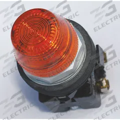 EATON Pilot Light: 30 mm Panel Mounting Size, Amber, LED, 120 V AC Max Volt Rating (Supply) (MPN HT8HBAL1). Key specifications — Series: HT800; Brand: EATON; Includes Push-To-Test: No Push-To-Test Included.